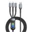 كابل شحن USB-A انكر، 100 وات، 1.2 متر، اسود - GA02