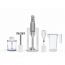 Tank Hand Blender with Attachments, 500ml, 1200 Watt, White and Silver- CM-6004