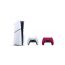 Sony PlayStation 5 Slim Disc Edition, 1TB SSD, with 2 Wireless Controllers- White and Red