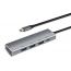 مزوع USB لافينتو 5 في 1، فضي - US015