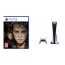Sony PlayStation 5, 1 Wireless Controller, White - CFI-1016A01 MEE, with A Plague Tale Requiem for PlayStation 5