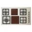 Kitchen Line Gas Built-in Hob, 90cm, 4 Burners, 2 Inductions, Brown and Silver - JP4BVSM0HHXS