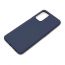 StraTG Silicon Back Cover for Oppo A74 and A95 4G  - Dark Blue