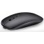 Silent Rechargeable 2.4GHz Wireless Optical Mouse, 1600 DPI - Black
