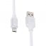 كابل مايكرو USB، طوله 1 متر - ابيض