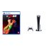 Sony PlayStation 5, 1 Wireless Controller, White - CFI-1016A01 MEE, with WWE 2K23 for PlayStation 5