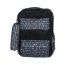 Gharibo Bags School Backpack With Pencil Case For Kids, Arrows Pattern - Black and Grey