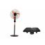 Arion Shabah Stand Fan, 18 Inch, Black and Orange - FS-1808 with Arion Electric Grill, 2400 Watt, Black - AR 2400W GR