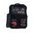 Gharibo Bags School Backpack With Pencil Case For Boys, Figures Pattern - Black