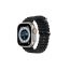 S9 Ultra Smart Watch, Silver Case, Black strap