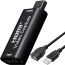 جهاز التقاط فيديو HDMI، منفذ USB 2.0، دقة 1080 بكسل، اسود - HUAGUAN001