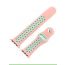 Silicone Sport Band for Apple Watch, 42mm- Pink and Green