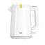 Beko Glow Electric Kettle, 2200W, 1.7 Liters, White - WKM 4215 W