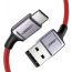 كابل يوجرين بموصل USB فئة A الى فئة C، طوله 1 متر، احمر - 20527