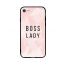 Boss Lady Pink Background Printed Back Cover for Apple iPhone 7