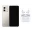 Infinix Hot 50i, 256GB, 8GB RAM, 4G, Dual SIM - Titanium Grey with Ridingtone AirPods Pro 2nd Gen Earbuds, Noise Cancellation - White