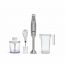 Tank Hand Blender with Attachments, 500ml, 1200 Watt, Silver and White - CM-6004