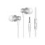 In-Ear Wired Earphones- Silver
