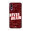 جراب ظهر زوت بطبعة عبارة Never Again لهواوي P20 برو