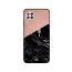 Moreau Laurent Black  and Off White Marble Pattern Printed Back Cover for Huawei Nova 7i