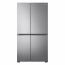 LG No Frost Refrigerator with Inverter Motor, 655 Liters, Silver - GC-B257SLWL