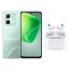 Infinix Hot 50i, 128GB, 6GB RAM, 4G, Dual SIM - Green with Ridingtone AirPods Pro 2nd Generation Earbuds - White