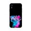 Butterfly Pink Black Background Printed Back Cover for Apple iPhone XR