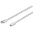 كابل شحن USB إلى مايكرو USB اتش بي برو، 2 متر - فضي، HP041GBSLV2TW