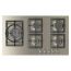 Kitchen Line Gas Built-in Hob, 90cm, 5 Burners, Silver - ZP.JWN5020