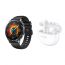 Huawei GT5 Smart Watch, 46mm, Black - VILI-B19F with Huawei FreeBuds 5i Earbuds with Active Noise Cancellation - Ceramic White