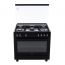 Beko Gas Cooker, 5 Burners, Black - GGR 15115 DX NB