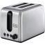 Black + Decker Toaster, 2 Slices, 1050 Watt, Black and Silver - ‎ET244-B5