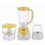 Black And White Countertop Blender with Attachments, 1.5 Liters, 500W, Yellow - BL5200