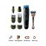 Braun All in One Hair Trimmer with Gillette Fusion5 ProGlide Razor, Black/Blue - MGK3245