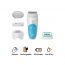 Braun Silk-epil 5 Wet and Dry Cordless Epilator, White and Blue - 5-610