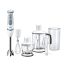 Braun MultiQuick 5 Vario Hand Blender with Attachments, 1000 Watt, White/Grey - MQ 5245 WH