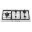 Nardi Built-In Gas Hob, 5 Burners, Silver - VG95 EAVX