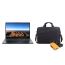 Lenovo IdeaPad 1 15IGL7 82V700F5ED Laptop, Intel Celeron N4020, 15.6 Inch FHD Display, 256GB SSD, 4GB RAM, Integrated Intel UHD Graphics 600, FreeDos - Abyss Blue with Gift Bag, and Ilock Power Strap, 2500 Watt