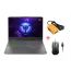 لاب توب جيمنج لينوفو LOQ 15IRH8 82XV00SNED، انتل كور i5-12450H، هارد SSD سعة 512 جيجا، رام 8 جيجا، شاشة IPS مقاس 15.6 بوصة، دقة FHD، كارت انفيديا جي فورس RTX 2050، سعة 4 جيجا GDDR6، دوس - رمادي مع ماوس العاب LOQ M100و مشترك كهربائي اي لوك