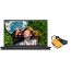 Dell Inspiron 15 3520 Laptop, Intel Core i7-1255U, 512GB M.2 PCIe NVMe SSD, 8GB RAM, 15.6 Inch FHD, Intel UHD Graphics, Windows 11 - Carbon Black, with iLock Power Strip, 3 Outlets- 2500 Watt