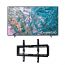 Samsung 55 Inch 4K UHD Smart LED TV with Built-in Receiver - UA55DUE800UXEG with ETI TV Wall Mount