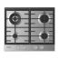 Hoover  Gas Built-in Hob, 60cm, 4 Burner, Stainless Steel- HHG6BR4MX