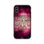 جراب ظهر بطبعة عبارة Never Give Up لابل ايفون XS ماكس