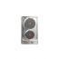 Kitchen Line Electric Built-in Hob, 30cm, 2 Burners, Silver - ZP.DN2003