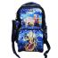 Gharibo Bags School Backpack With Lunch Bag and Pencil Case for Girls, Rapunzel Pattern - Blue and Black