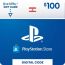 PlayStation PSN Card, 100 USD - Lebanon Store (Physical Card)