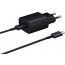 شاحن سامسونج، 3 امبير، 25 وات، كابل USB-C، اسود - EP-TA800