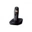Panasonic Digital Cordless Phone with Handset, Black - KX-TG3611BX