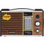 Leotec Wood Shape Classic Radio, Brown - LT-2009