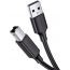 Keendex KX 2503 USB 2.0 Printer Cable Male to Male for Canon Epson HP ZJiang Label, 1.5 Meters - Black